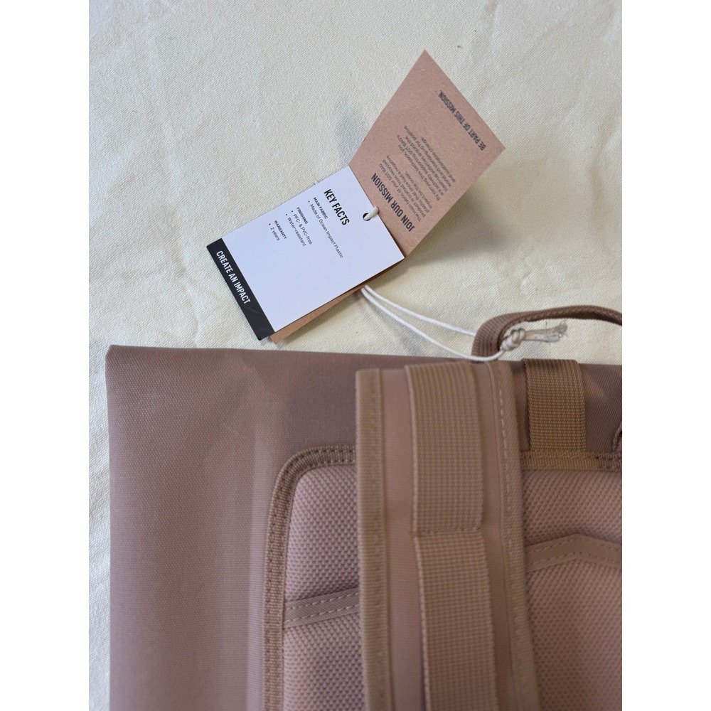 GOT BAG Rolltop‎ Lite Backpack Driftwood Tan Eco Friendly Laptop Sleeve NWT Hike - Picture 11 of 16